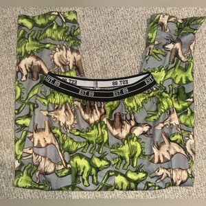 Place Green and Gray Dinosaur Leggings
